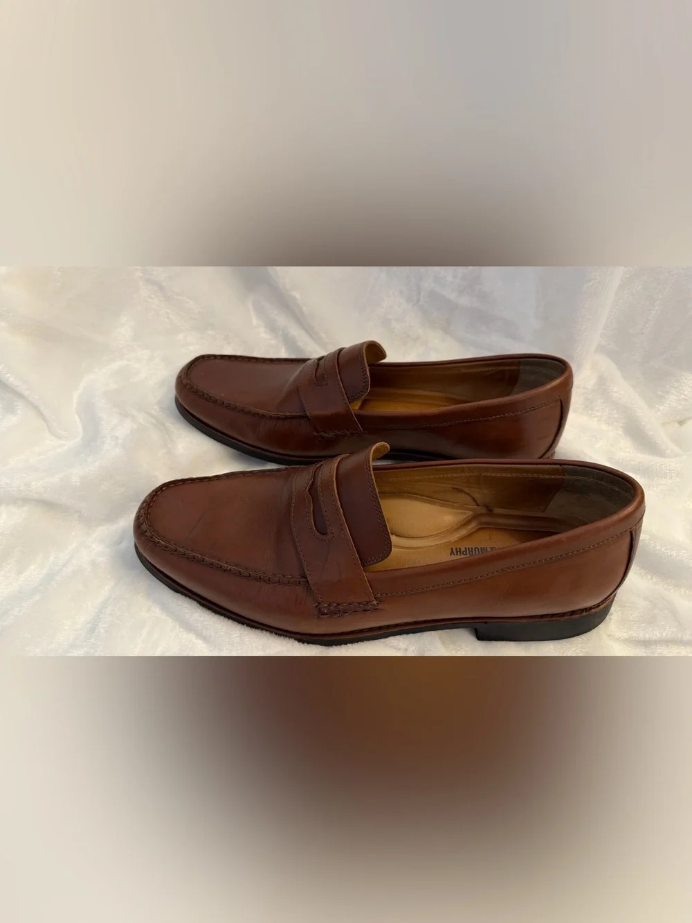 Johnston & Murphy Men’s Ainsworth Penny Loafer, 12M, 20-7796, Brown, Like New
